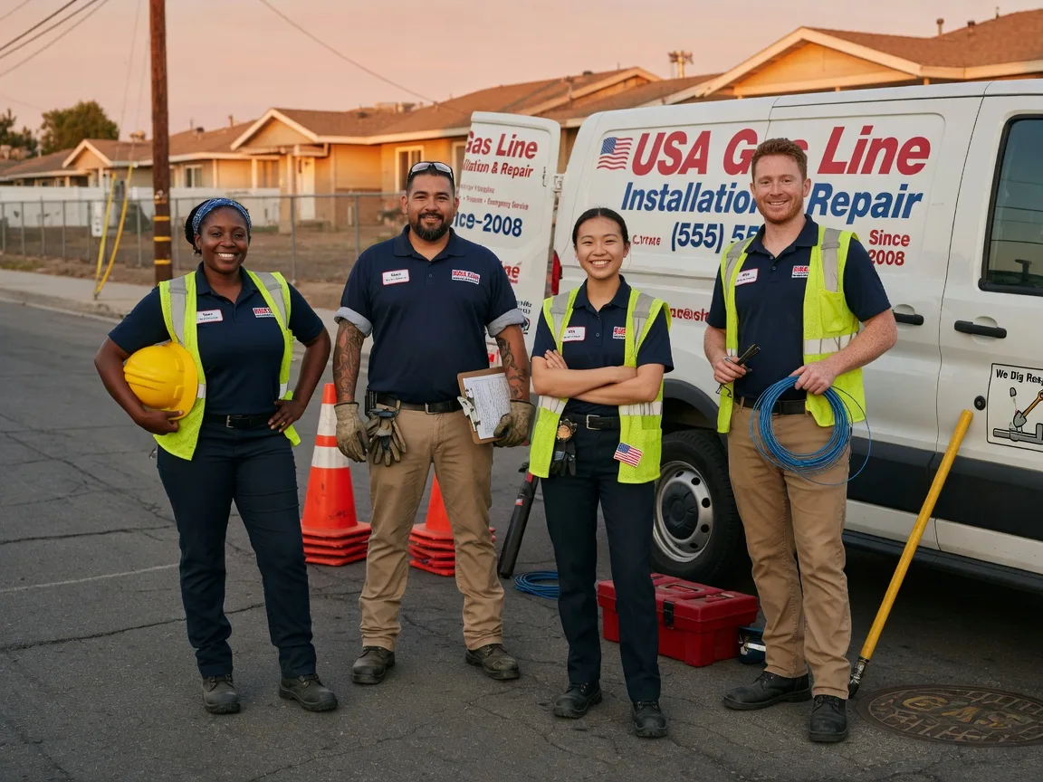 Gas Line Installation company in Hampden, ND